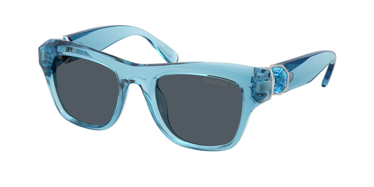 107887 - Transparent Blue / Dark Grey