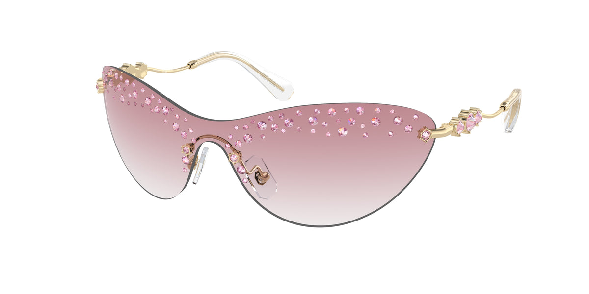 40138D - Pale Gold / Clear Gradient Pink