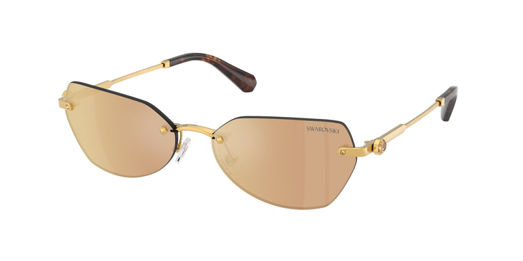 40077J - Dark Gold / Dark Brown Mirror Rose Gold