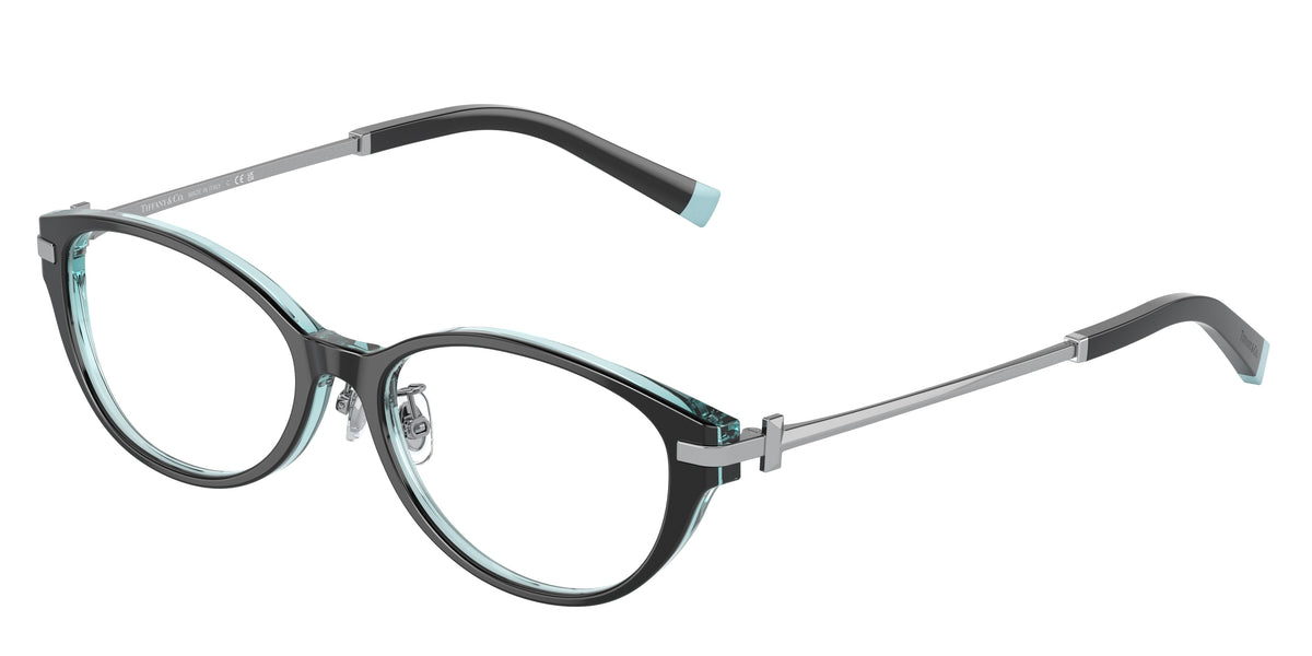 8285 - Black On Crystal Tiffany Blue / Demo Lens