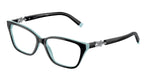 8055 - Black On Tiffany Blue / Transparent