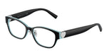 8055 - Black On Tiffany Blue / Transparent