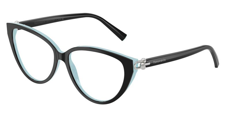 8055 - Black On Tiffany Blue / Demo Lens