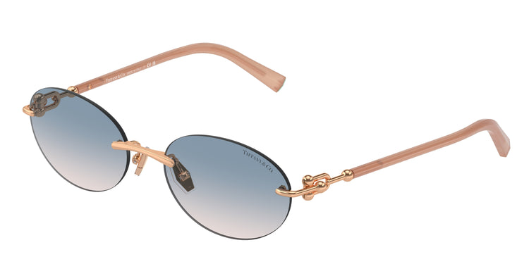 621716 - Rose Gold / Light Brown Gradient Blue