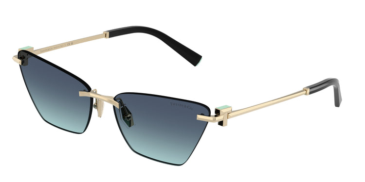 60219S - Pale Gold / Azure Gradient Blue