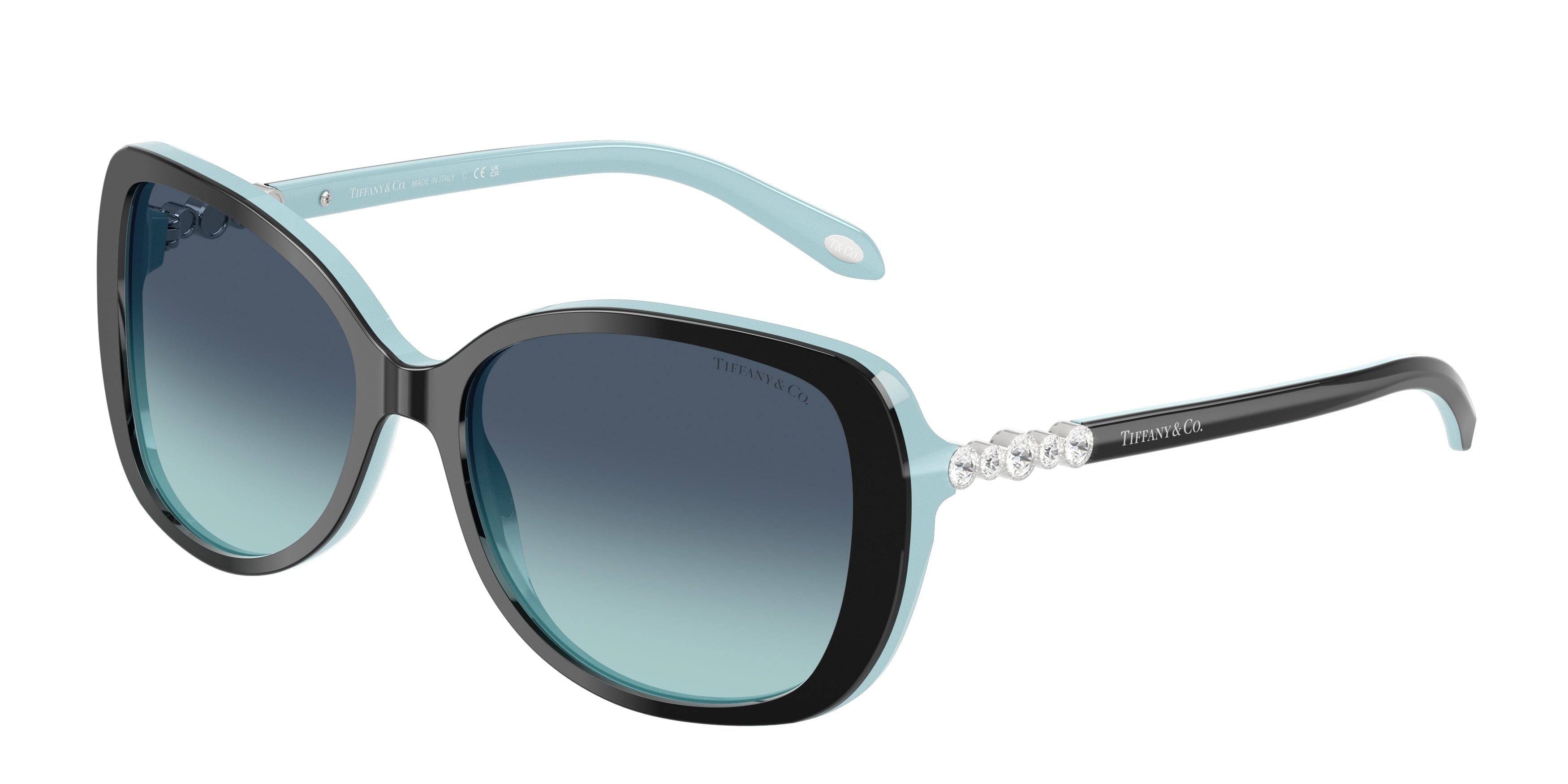 80559S - Black On Tiffany Blue / Tiffany Blue Gradient