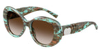 84223B - Havana Tiffany Blue / Brown Gradient