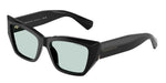 8001D9 - Black / Light Azure