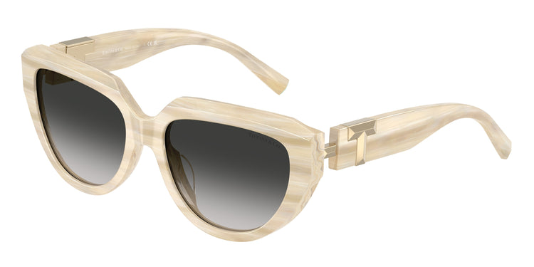 84313C - Striped Ivory / Grey Gradient