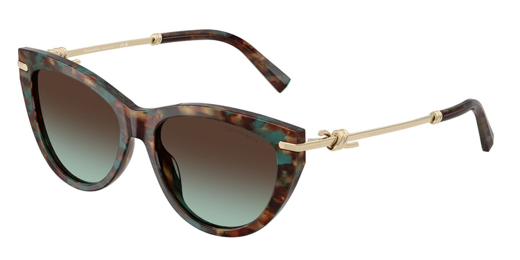 84425D - Brown Tiffany Havana / Azure Gradient Brown