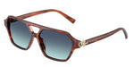 84409S - Ruby Striped Havana / Gradient Blue