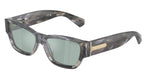 845365 - Black Havana / Light Azure Mirror Silver