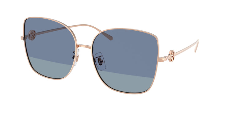 33584U - Shiny Light Rose Gold / Blue
