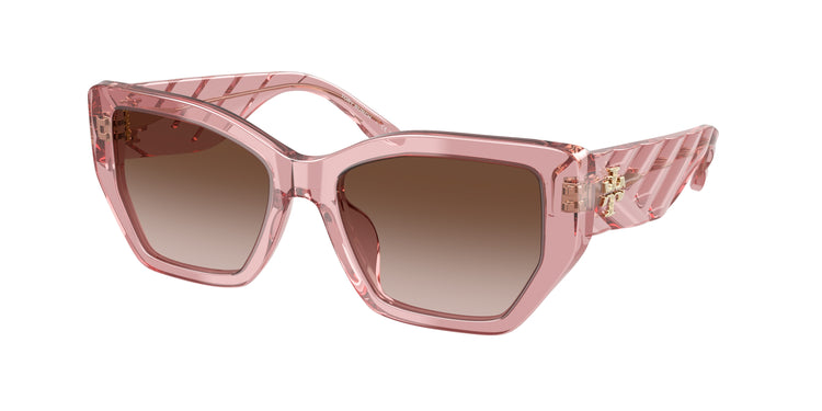 202113 - Transparent Light Pink / Brown Gradient