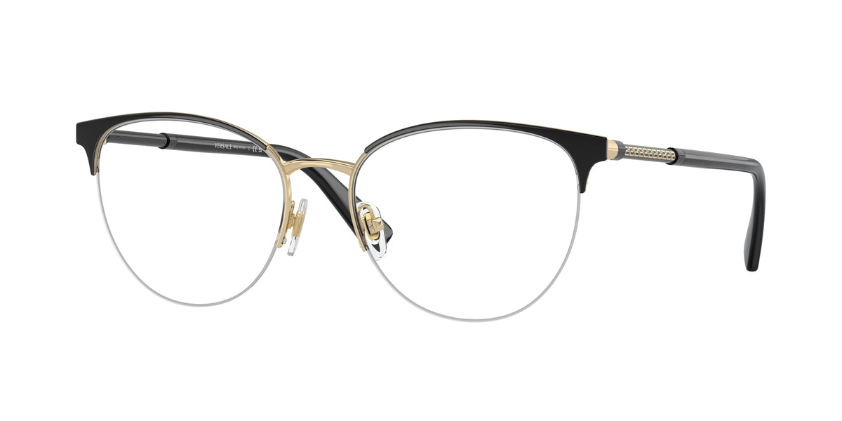 1252 - Black/Pale Gold / Demo Lens