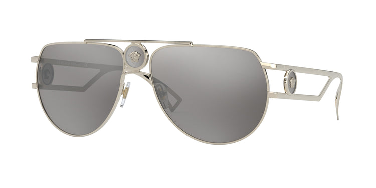 12526G - Pale Gold / Light Grey Mirror Silver