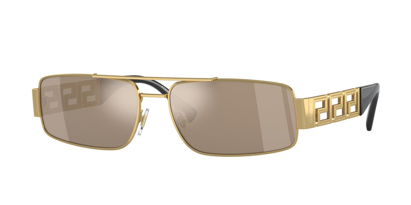 10025A - Gold / Light Brown Mirror Dark Gold