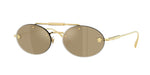 K00303 - Gold Plated / Clear Mirror Real Yellow Gold