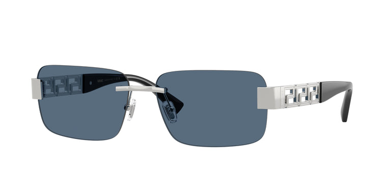 100180 - Silver / Dark Blue