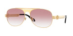 15233B - Gold Versace / Clear Gradient Pink
