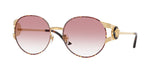15253B - Gold Versace/Havana / Clear Gradient Pink