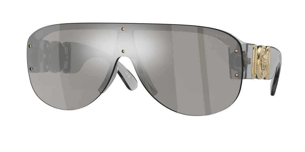 311/6G - Transparent Grey / Light Grey Mirror Silver