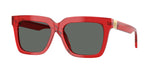 528087 - Transparent Red / Dark Grey