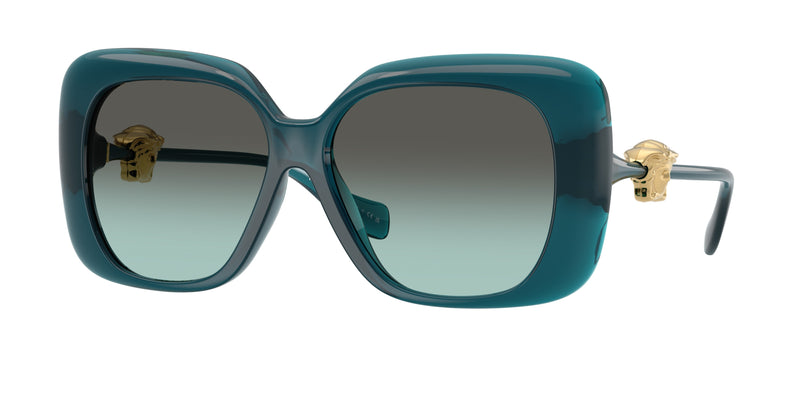 55402A - Transparent Blue / Green Gradient Green