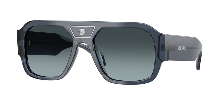 5538V1 - Transparent Dark Blue / Blue Gradient Grey