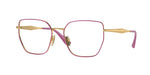 5186 - Fuchsia/Gold / Transparent