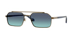 51374S - Antique Gold / Azure Gradient Dark Blue