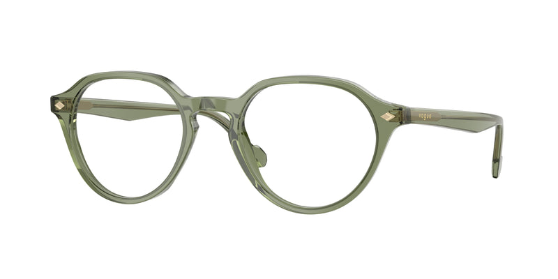 3187 - Transparent Green / Demo Lens