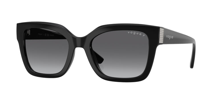 W44/T3 - Black / Gradient Grey Polarized
