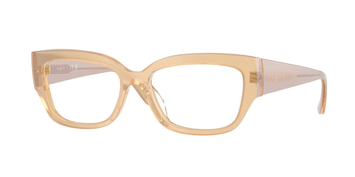 3234 - Transparent Pearl Cream / Demo Lens