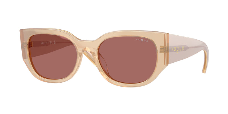 323469 - Transparent Pearl Cream / Dark Violet