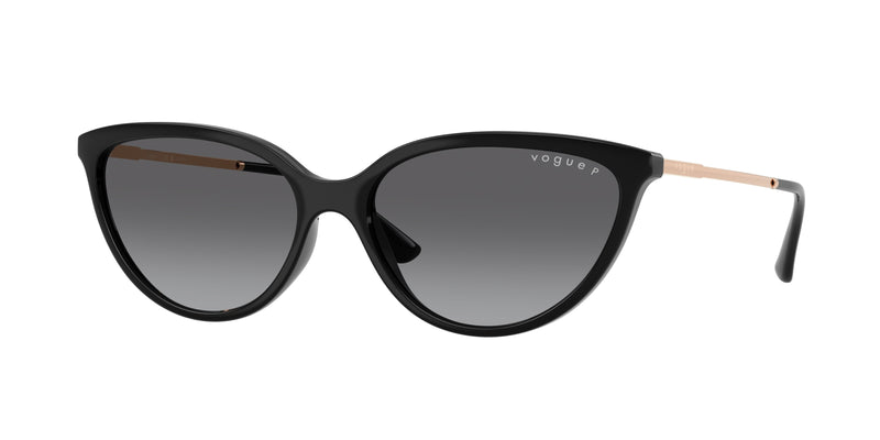 W44/T3 - Black / Gradient Grey Polarized