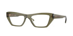 3289 - Transparent Olive Green / Demo Lens
