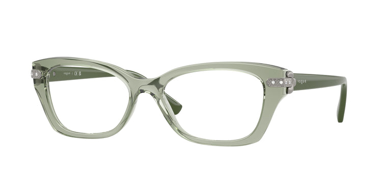 3022 - Transparent Green / Demo Lens
