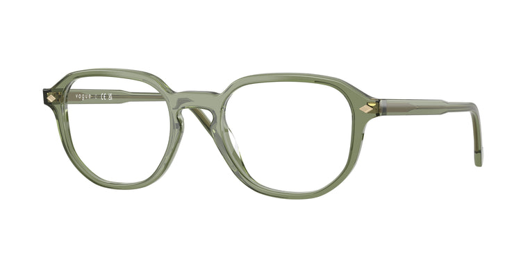 3187 - Transparent Green / Demo Lens