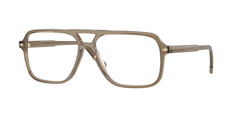 3293 - Transparent Brown Heart / Demo Lens
