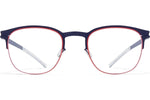 Navy/Rusty Red / 