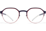 Navy/Rusty Red / 