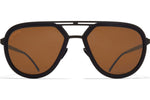 MH6 Pitch Black/Black / PolPro Amber Brown (CAT3)