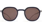 MH75 Indigo/Shiny Silver / Brown Solid (CAT3)