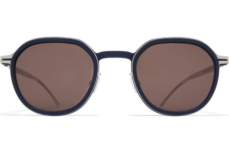 MH75 Indigo/Shiny Silver / Brown Solid (CAT3)