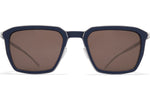 MH75 Indigo/Shiny Silver / Brown Solid (CAT3)