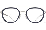 MH69 Indigo/Matte Silver / 