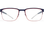 Navy/Rusty Red / 