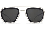 MH22 Pitch Black/Shiny Silver / Darkgrey Solid (CAT3)