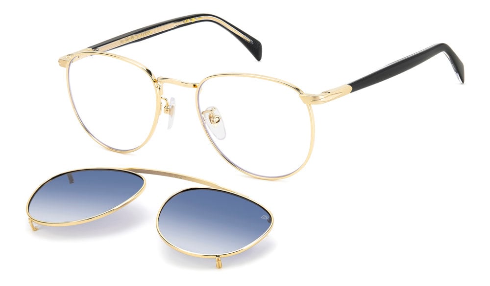 HLZ7 - RHLZ7 GOLD BLCK / Z7 BLUE SHADED POLARIZED
